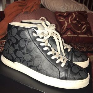 COACH men’s shoes. Size 10.5/ Black and gray